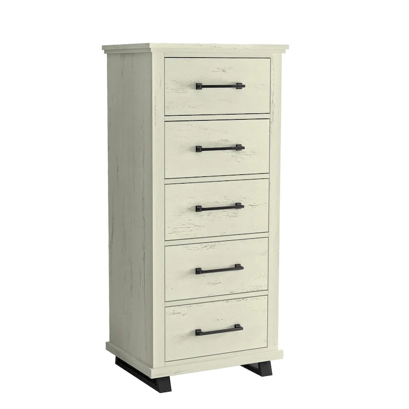 Farmhouse 4-Piece Bedroom Set - 2 Nightstand, 1 Chest and 1 Dresser