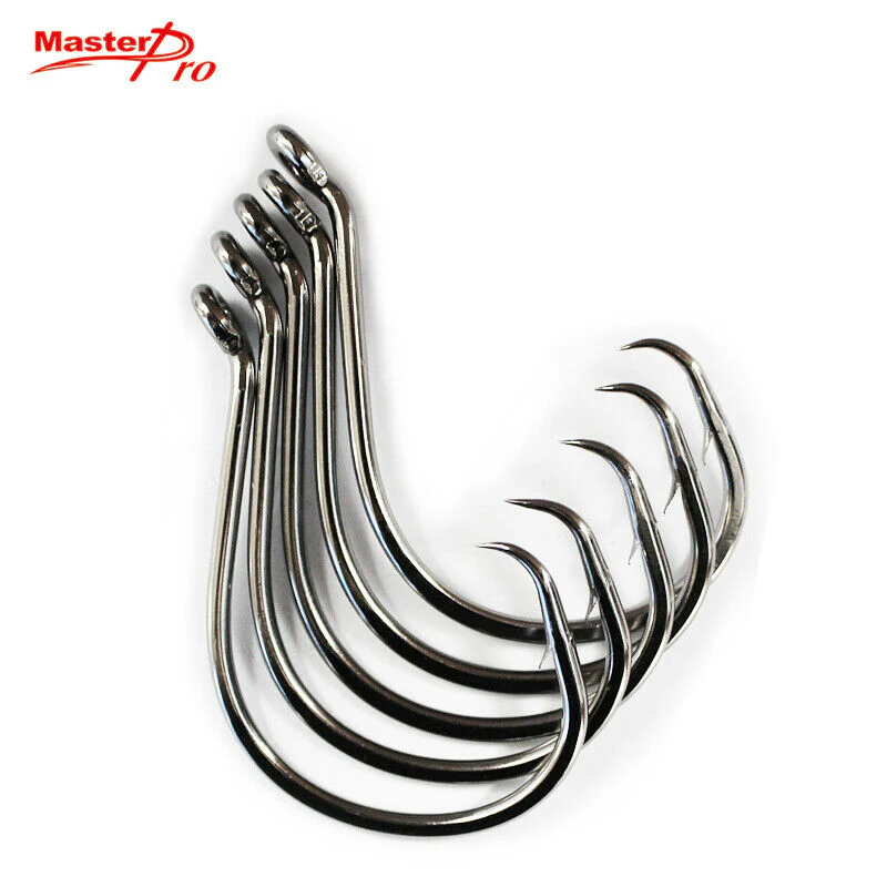 500 x #4/0 Chemically Sharpened Octopus Circle Hooks Fishing Tackle