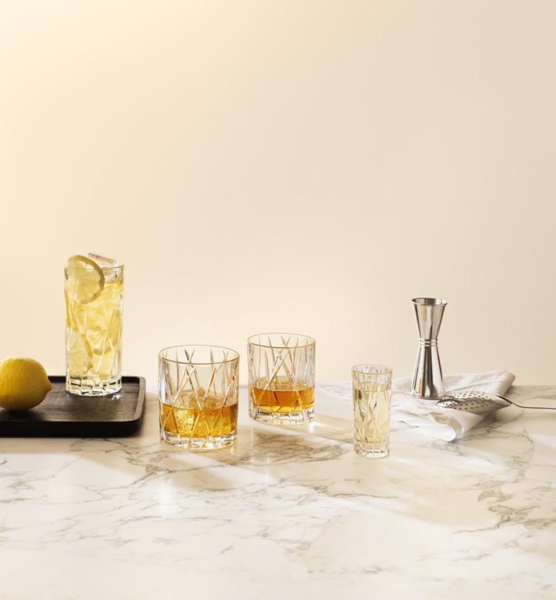 City Double Old Fashioned, Set of 4