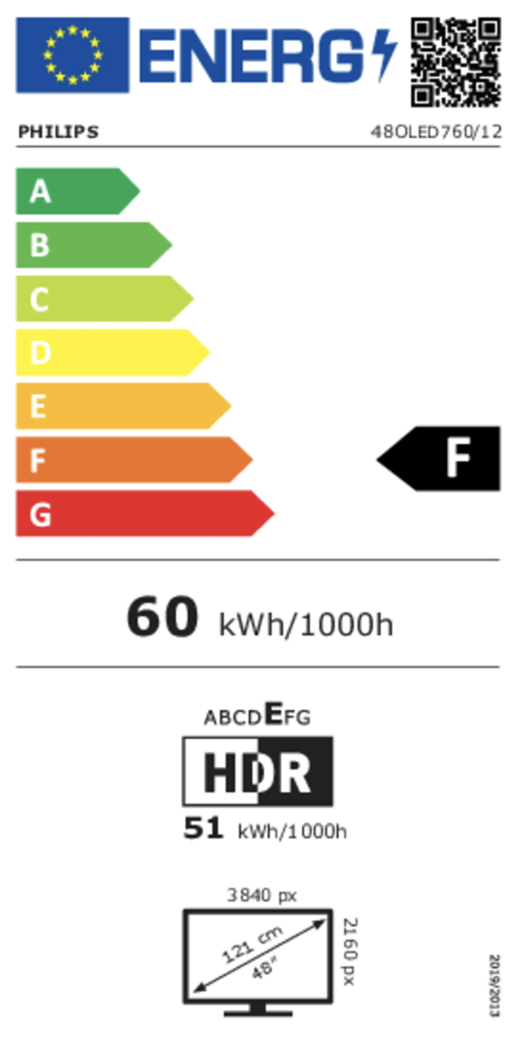 Philips OLED 4K Ambilight TV 48OLED760/12 (2025) - 48 inch