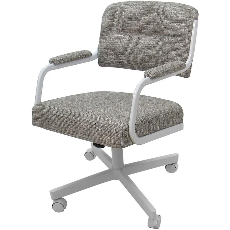 Swivel Kitchen Dining Caster Chair with Wheels - M-110 - N/A