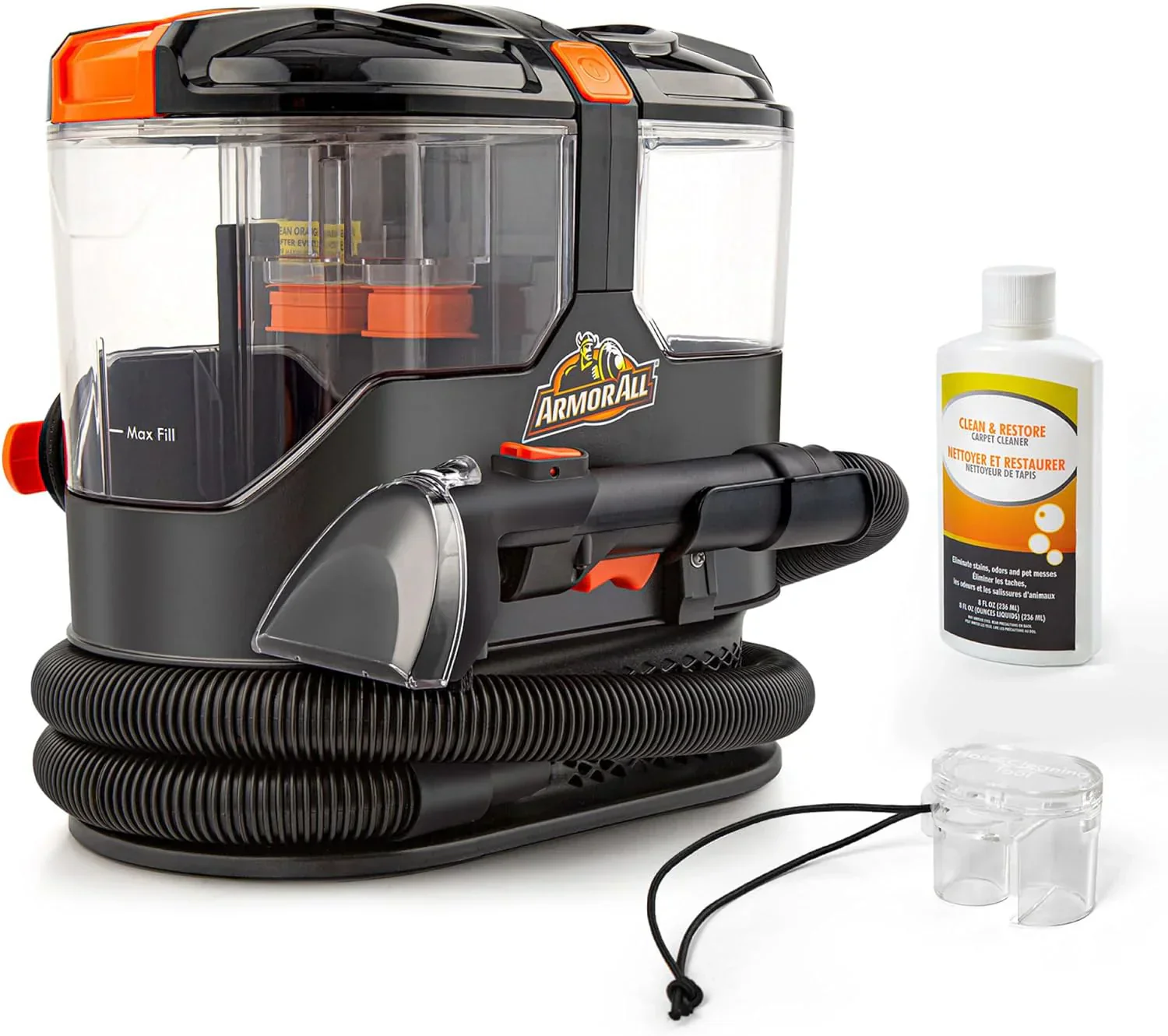 Armor All SCA702 901 Portable Spot Cleaner for Car Cleaning Carpet Upholstery Stains