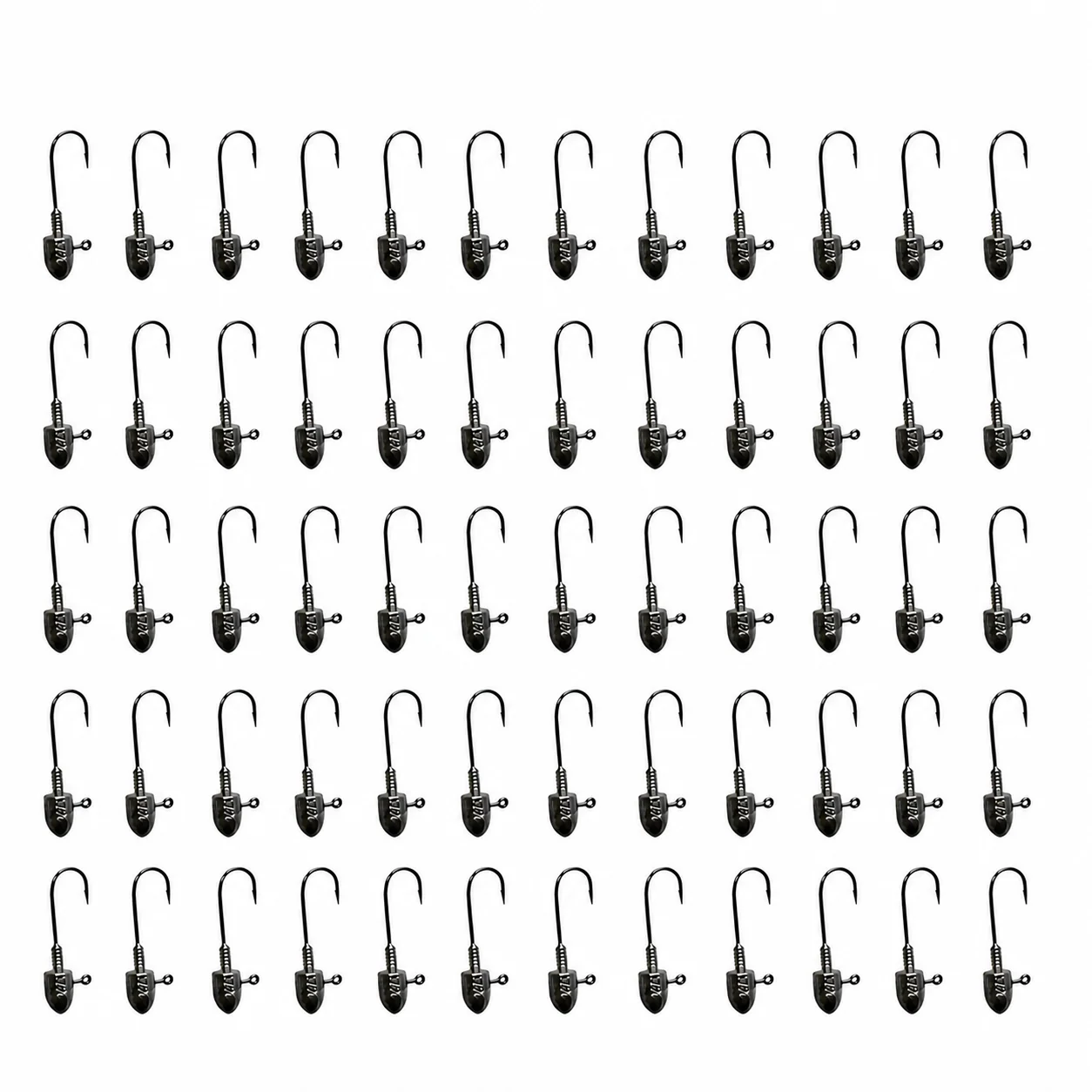 MasterPro 50PCS Jig Head Value Pack �?5 Popular Sizes Reef Fishing| Bonus Tackle Box | Australian Waters Ready