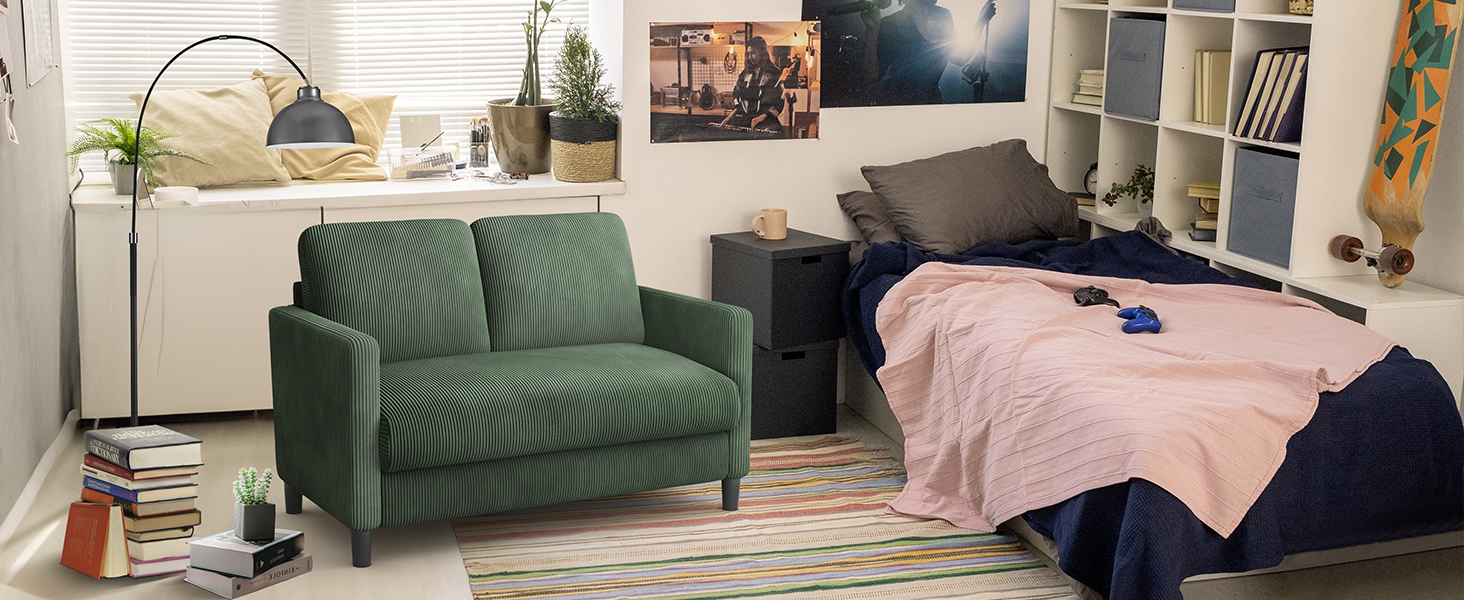 loveseat sofa love seat small loveseat for small spaces small corduroy couch for bedroom