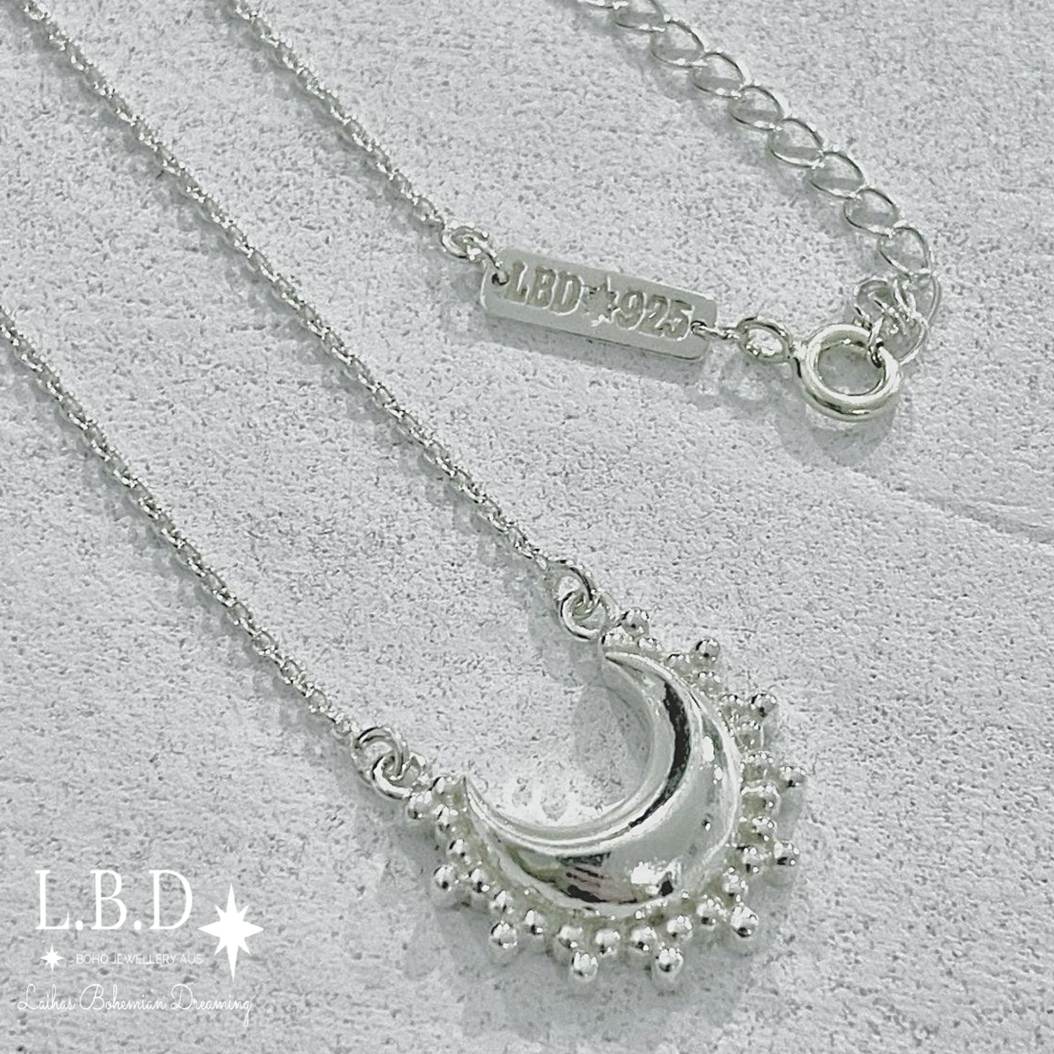 Laihas Prestige Goddess ��Tammie��  Crescent Moon Boho Necklace