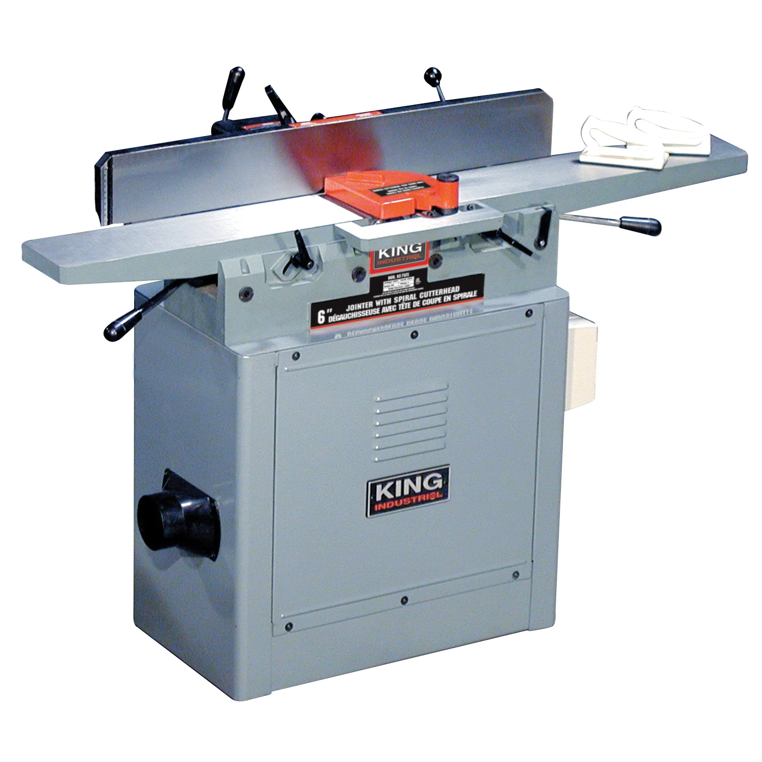 King Canada KC-75FX  ~  Jointer 6 Inch Spiral Cutterhead 15 Amp 110V