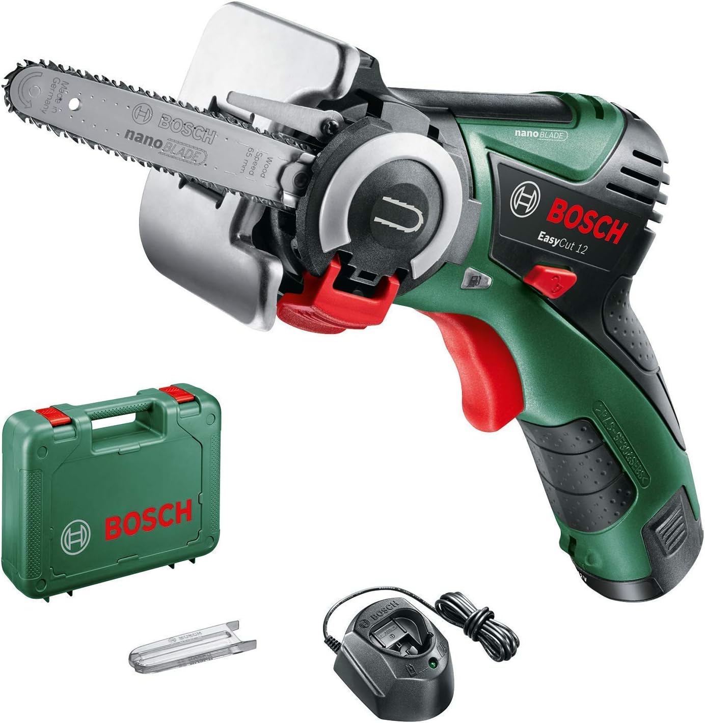 06033C9070 EasyCut 12 Akku-Nano-Klingensäge mit 12 V Lithium-Ionen-Akku, grün