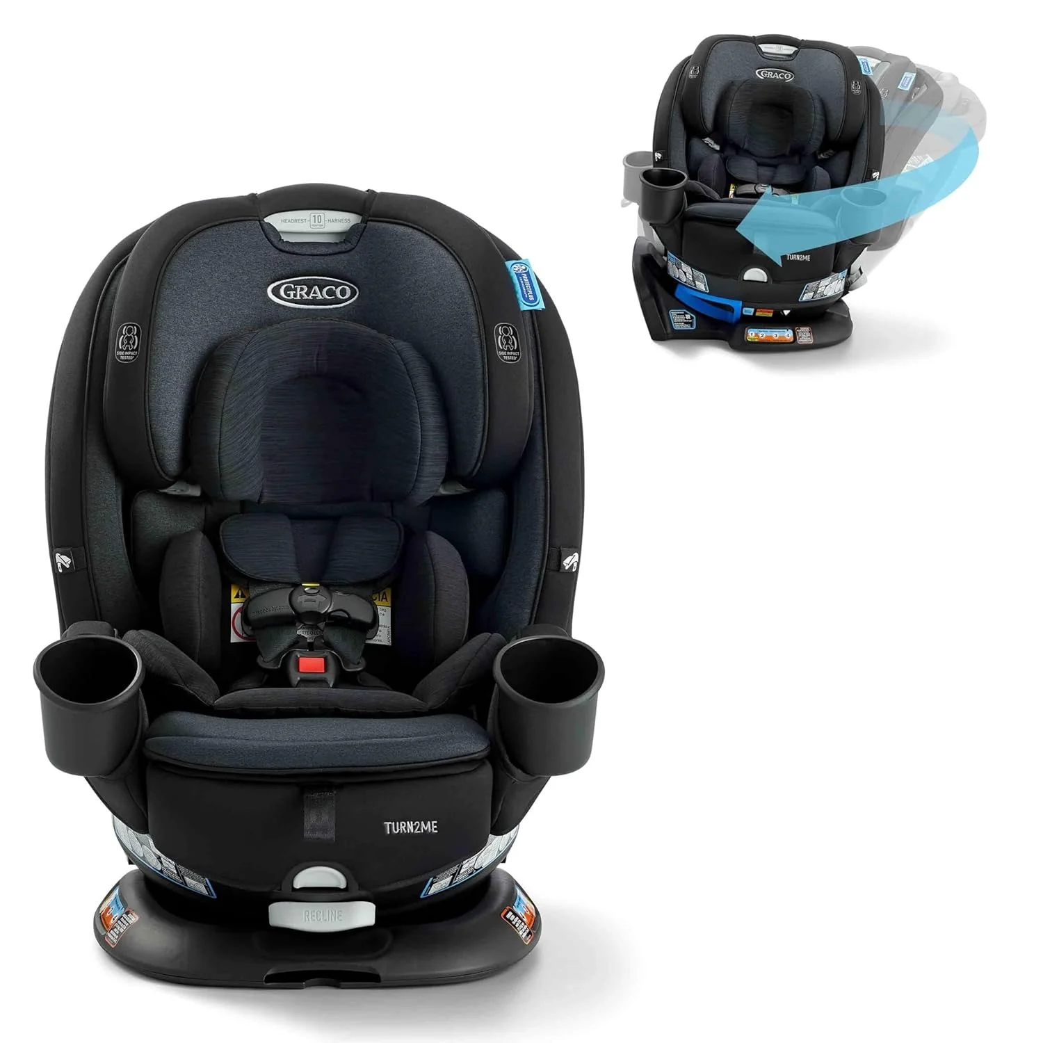 Graco Turn2Me 3-in-1 rotating child car seat, Cambridge