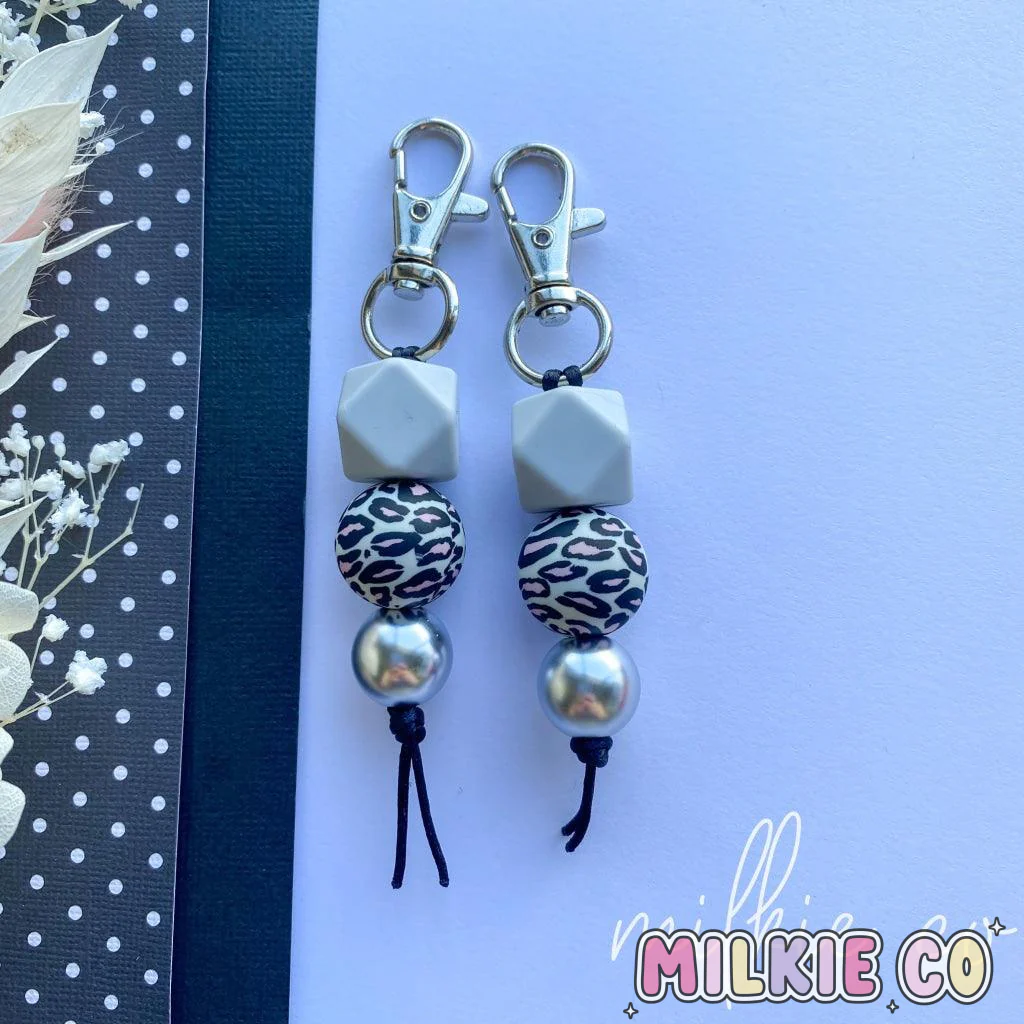 Mini Rosie Beaded Keychain