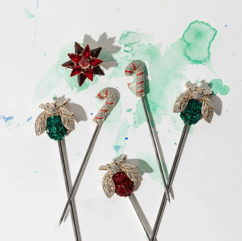 Stripey Bee Swizzle Sticks