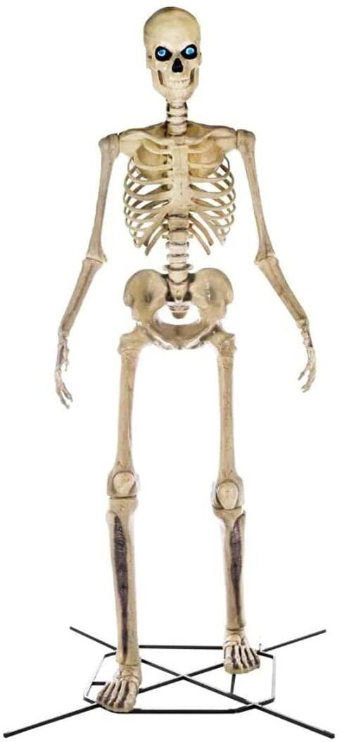 2025 Home Accents 12 ft. Giant-Sized Skeleton with LifeEyes NO250058