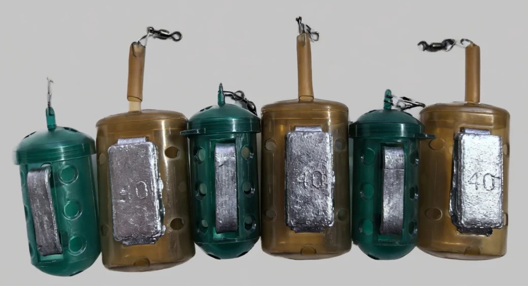 6pcs Feeder Berley Cages �C 3 �� 15g & 3 �� 40g | Bait & Berley Feeders for Australian Fishing