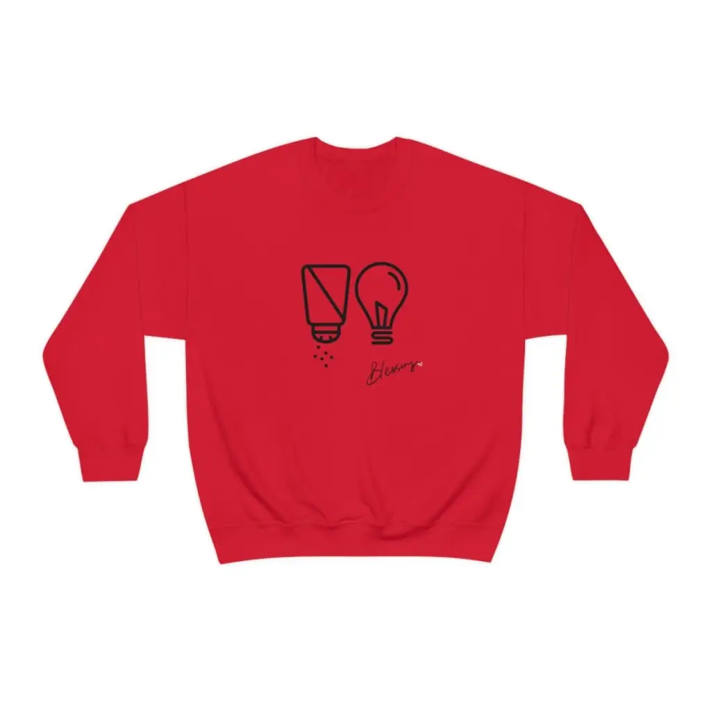 Salt and Light Christian Crewneck Sweatshirt | Gift to show Faith | Gift for Her for Him | Essential for Church and Worship