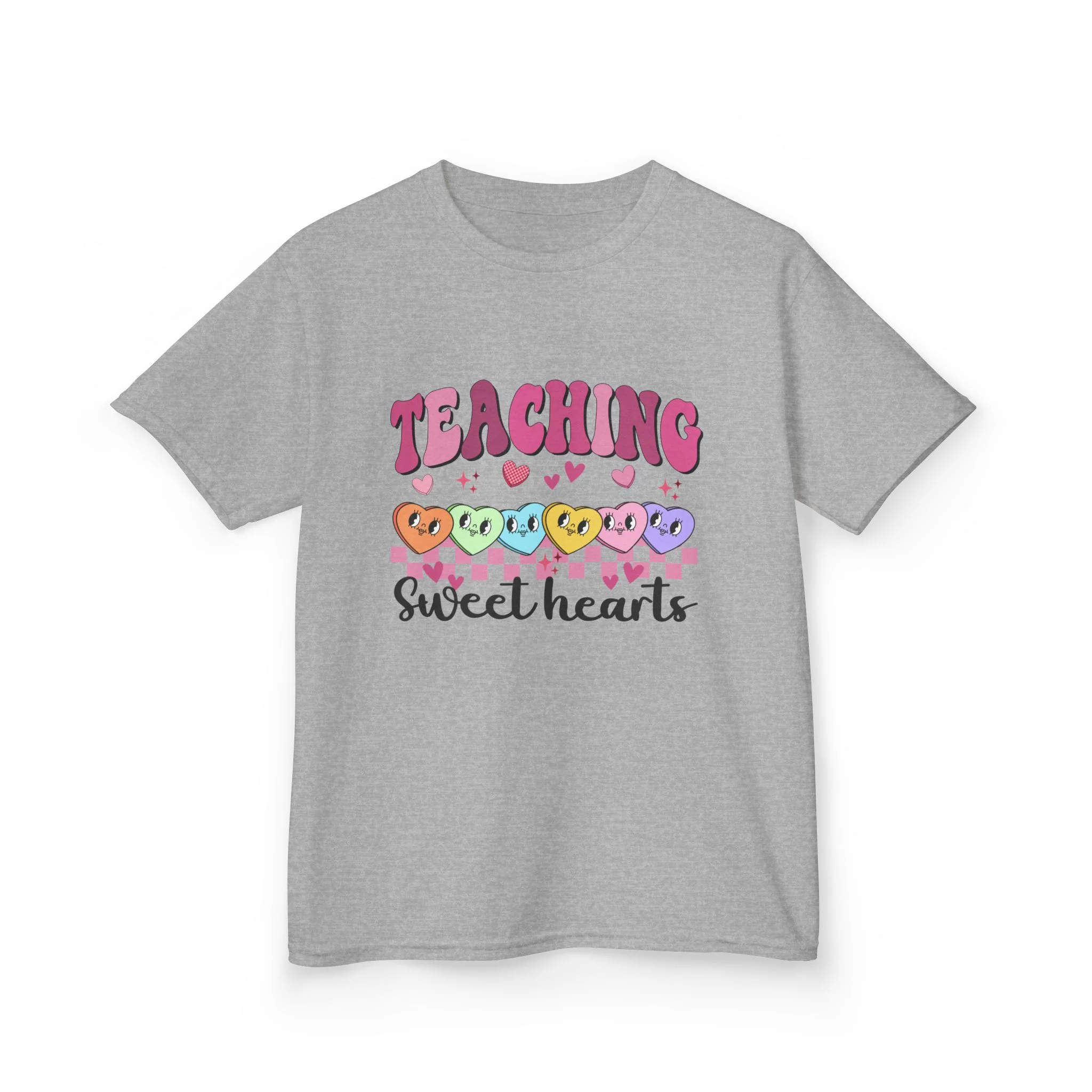 Teaching Sweethearts Kids Tee | Candy Heart Teacher Shirt