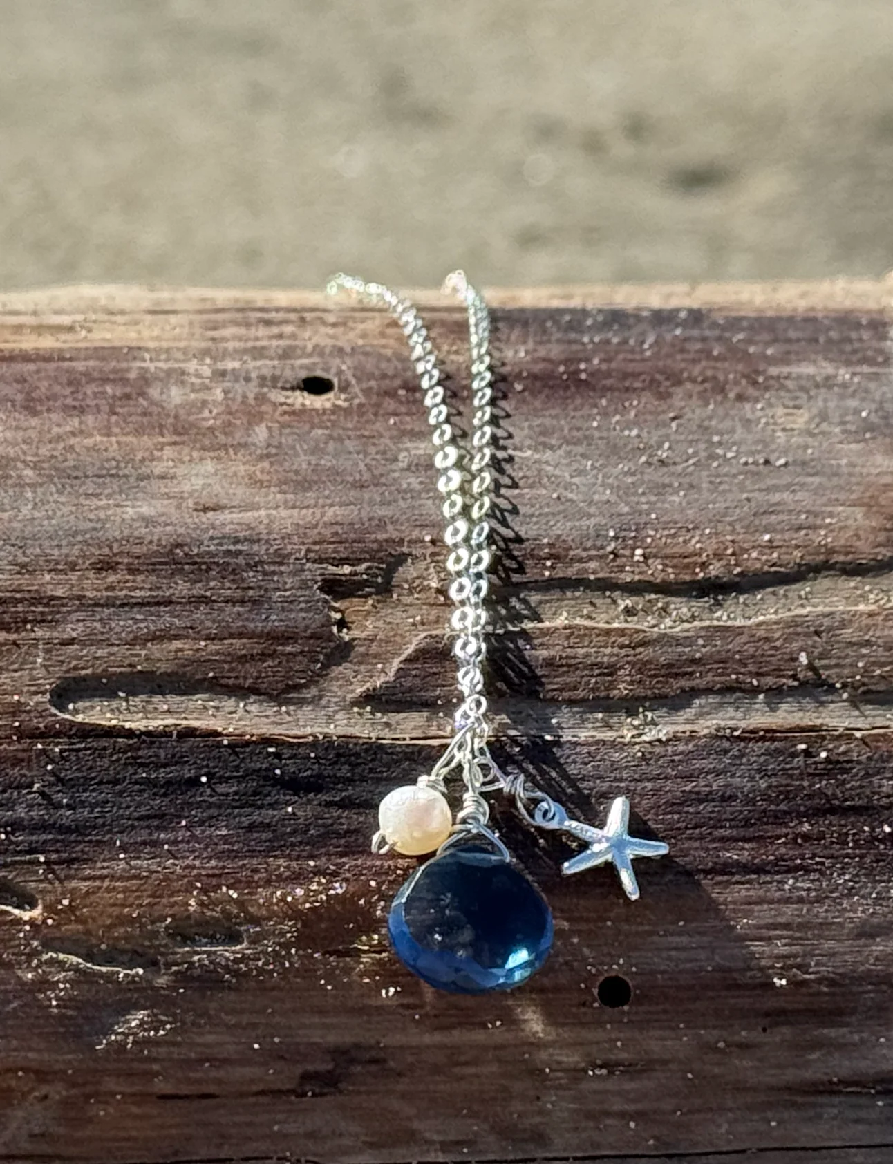 Starry Beach Night Walks Necklace