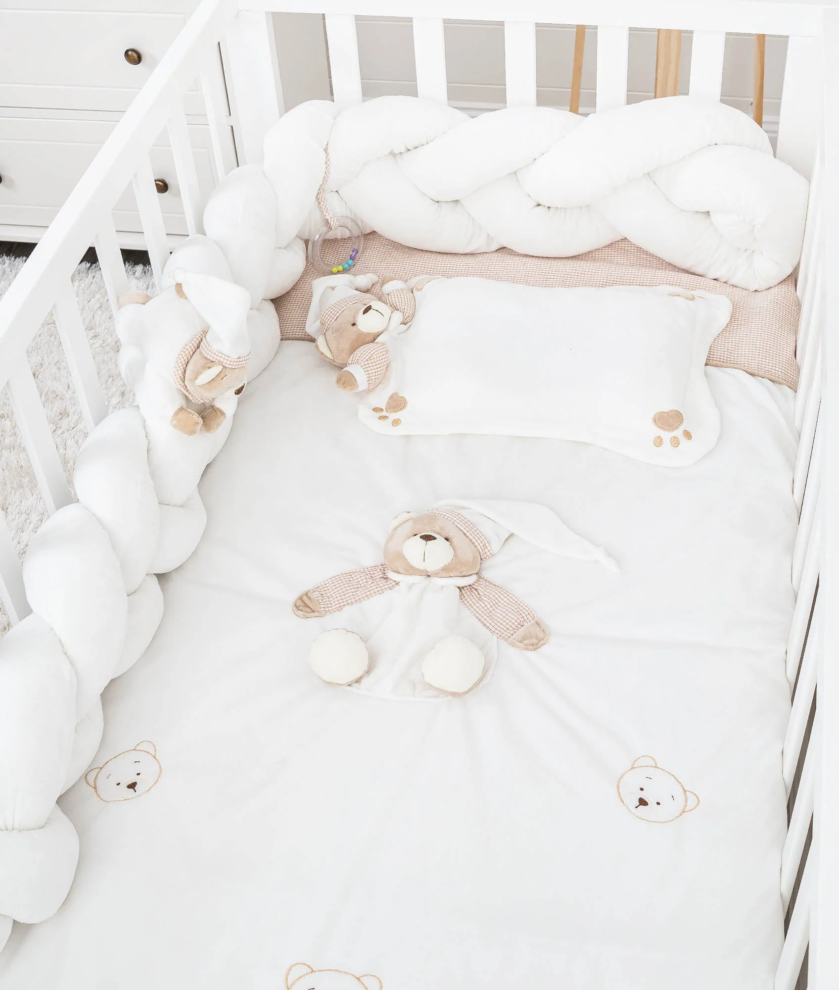 Bedding Set | White & Beige