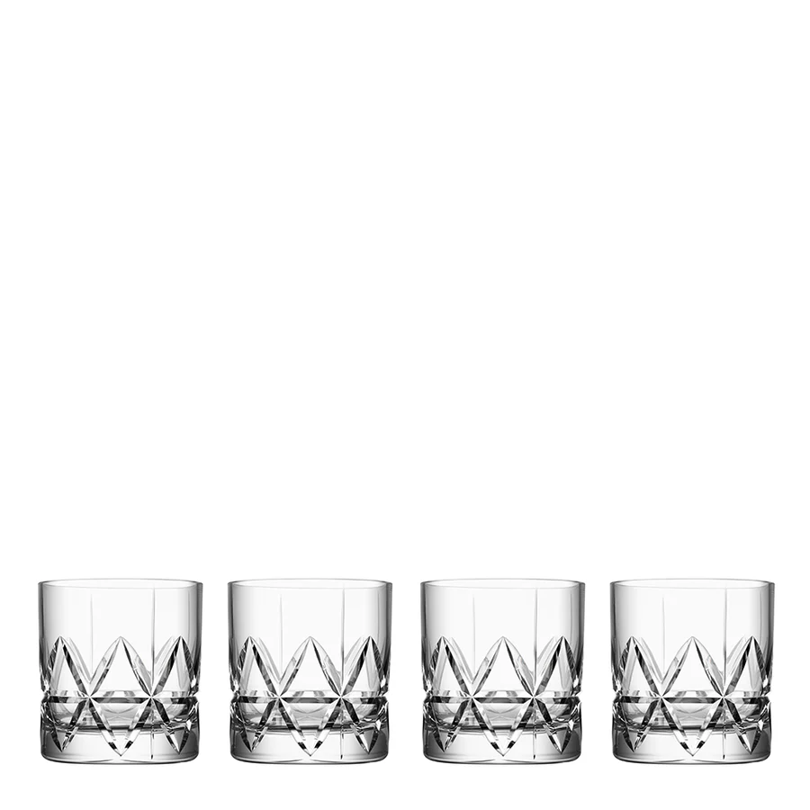 Peak Double Old Fashioned, Set of 4