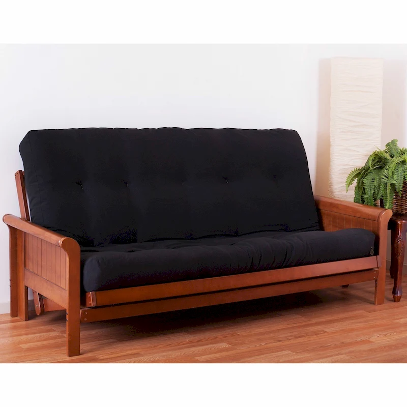 8-inch Thick Twill Futon Mattress (Twin, Full, or Queen)