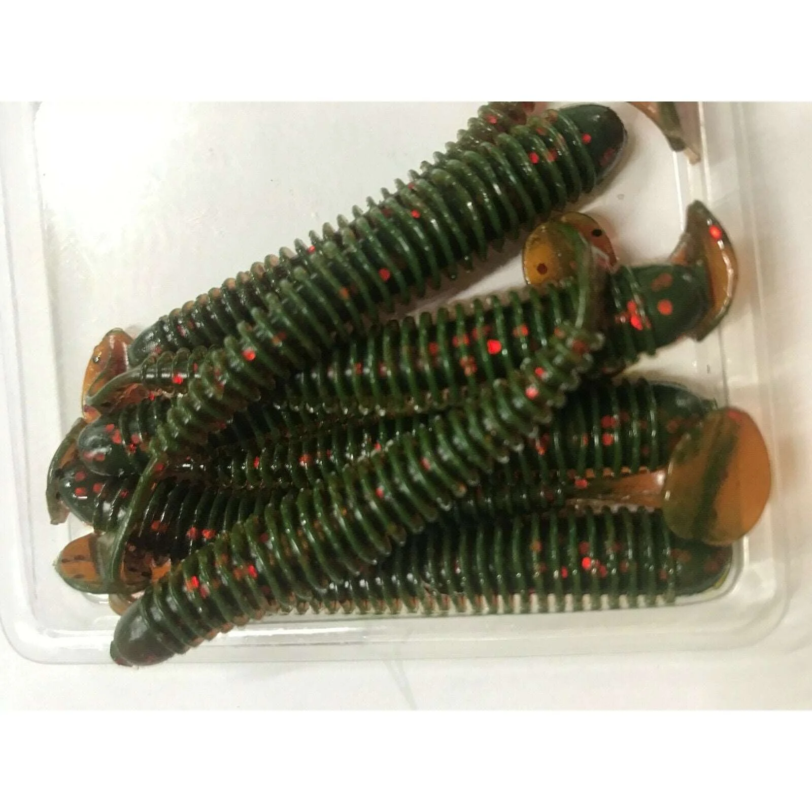 21x Soft Plastic Paddle Tail Grub 87.5mm On 3Colour Scented Fishing Tackle