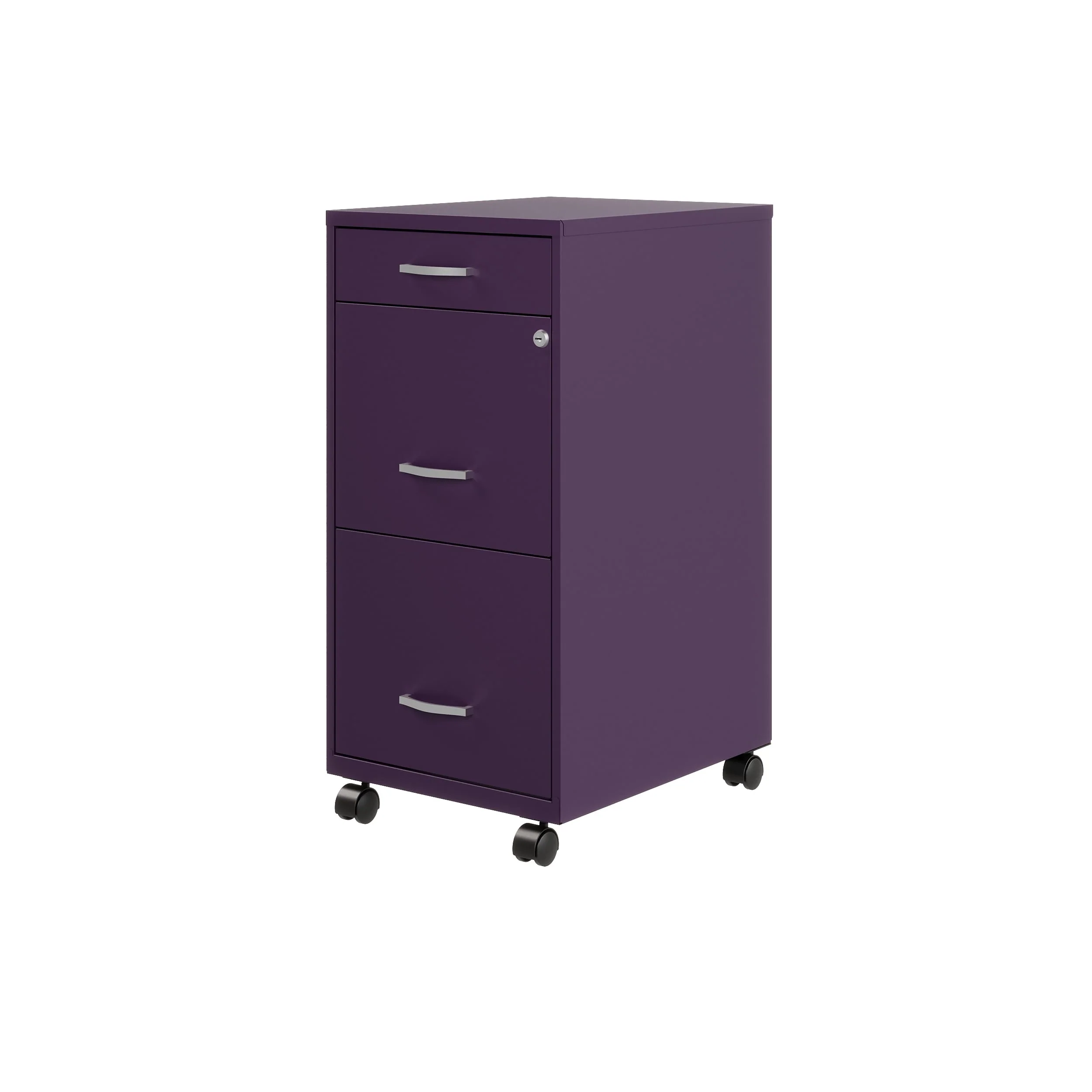 Space Solutions 18 Deep 3 Drawer Metal File Cabinet