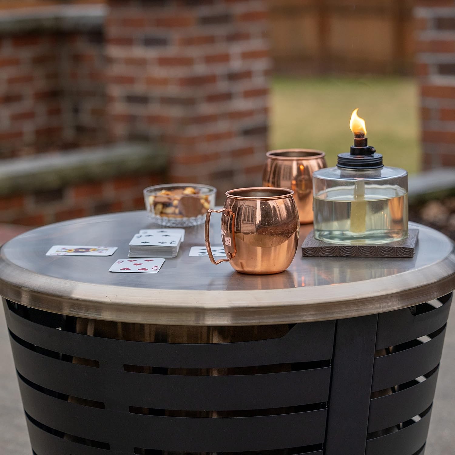 TIKI Patio & Celebration Tabletop Fire Pit Cover – 25.6