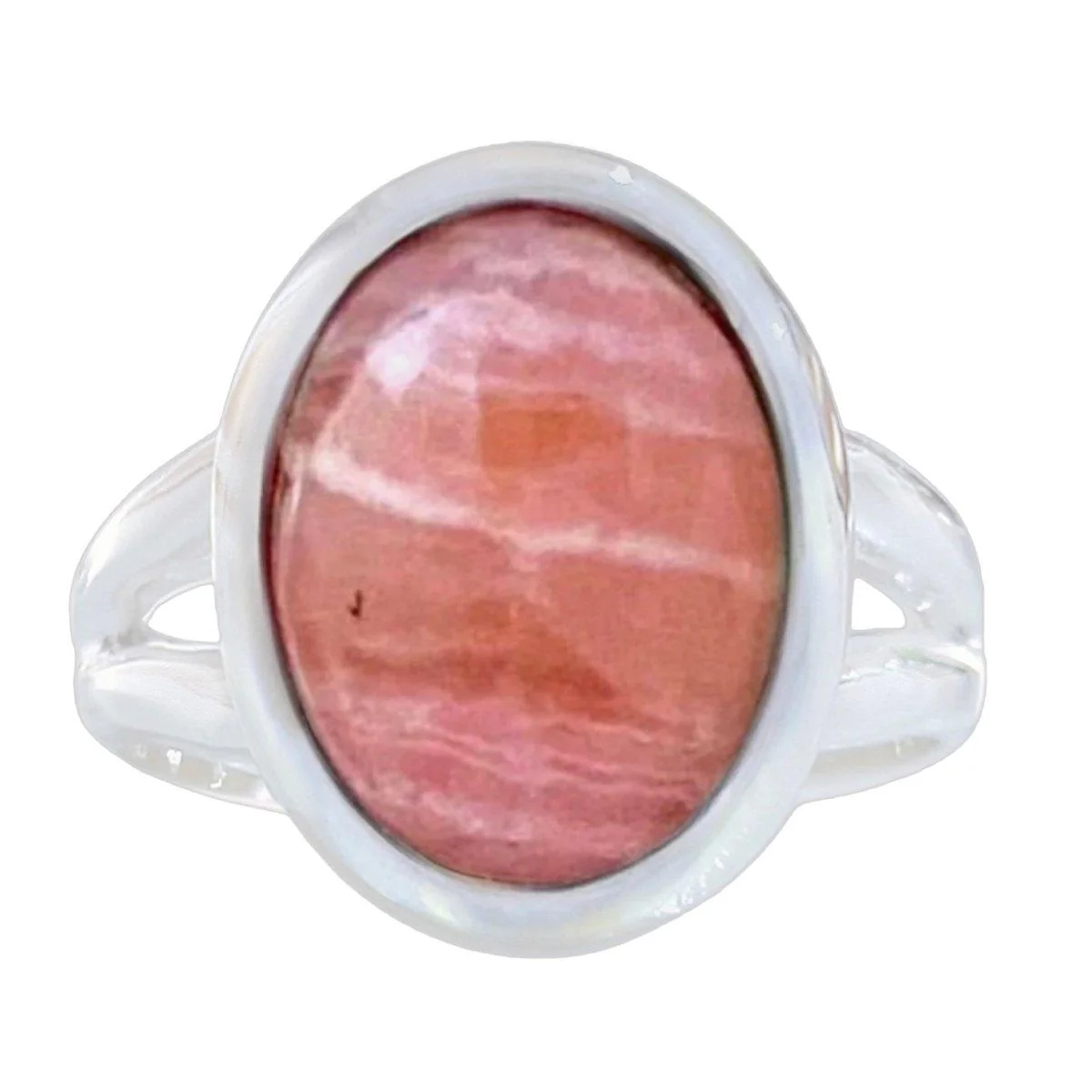 Laihas Classic Chic Oval Rhodochrosite Ring