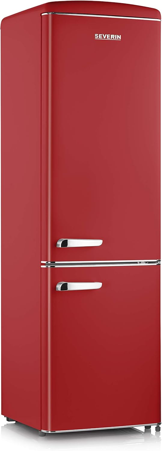 RKG 8917 Retro frigorifero con congelatore - Rosso