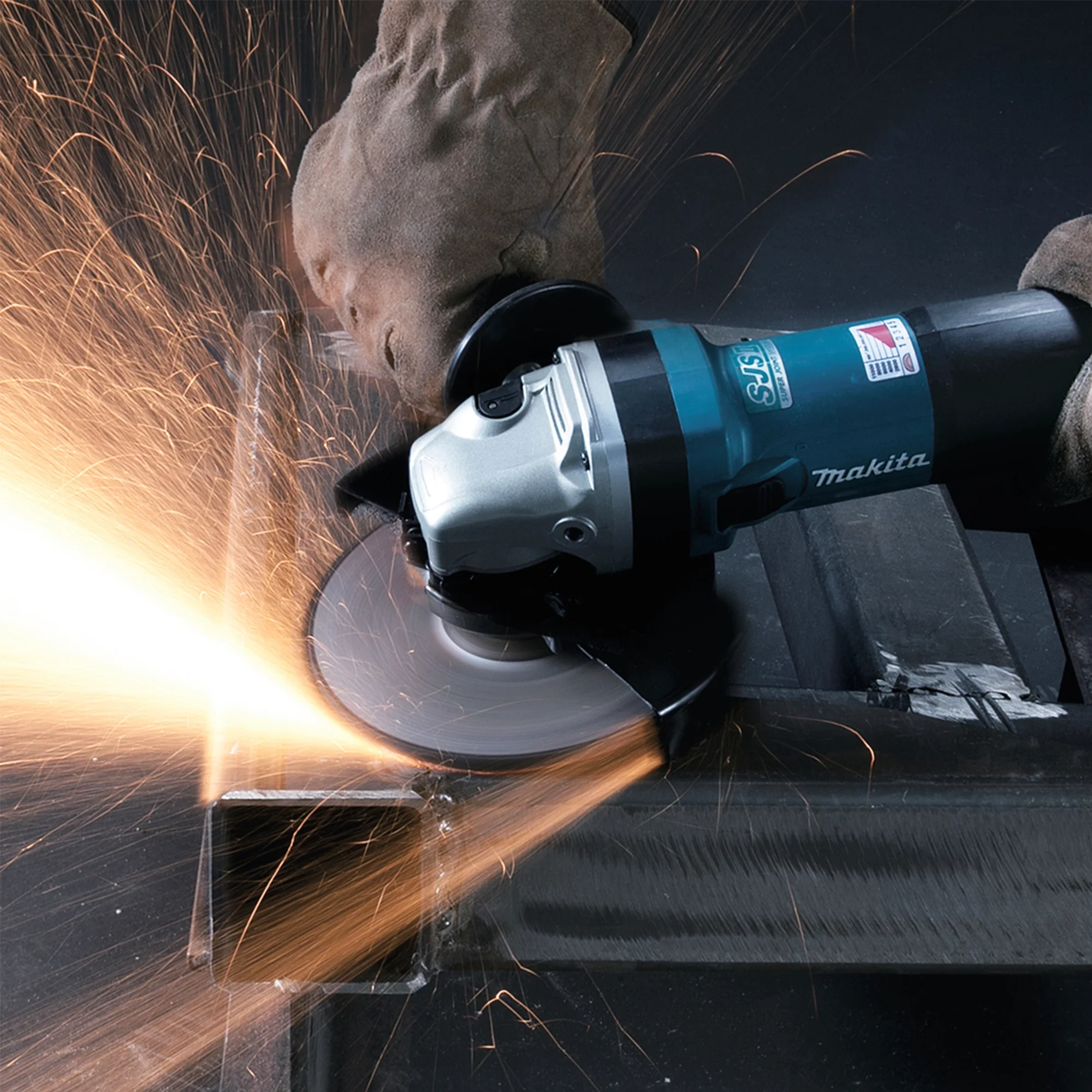 Smerigliatrice angolare Makita GA5041C 1400W con freno elettrico