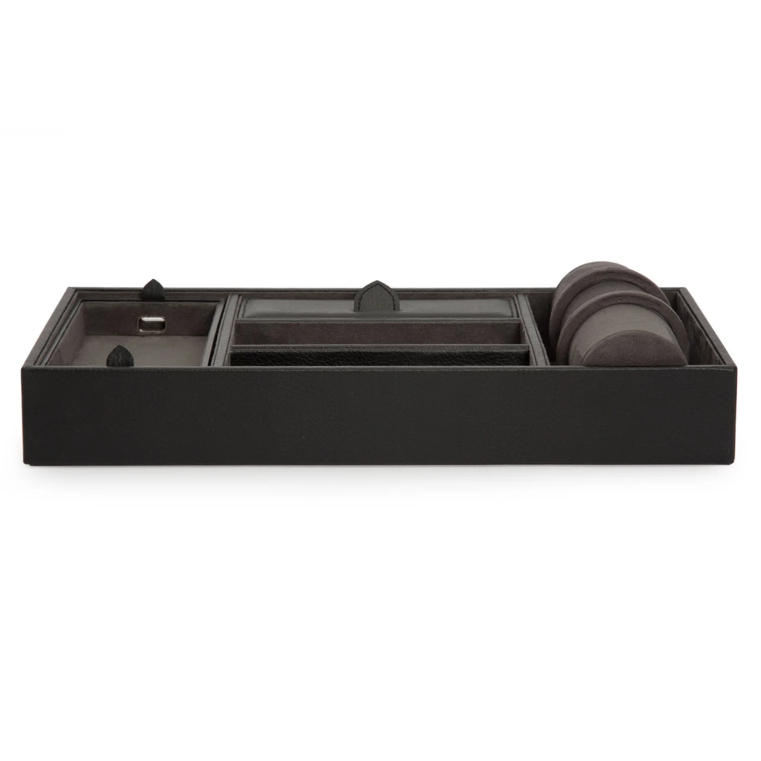 Blake Valet Tray With Cuff, Black