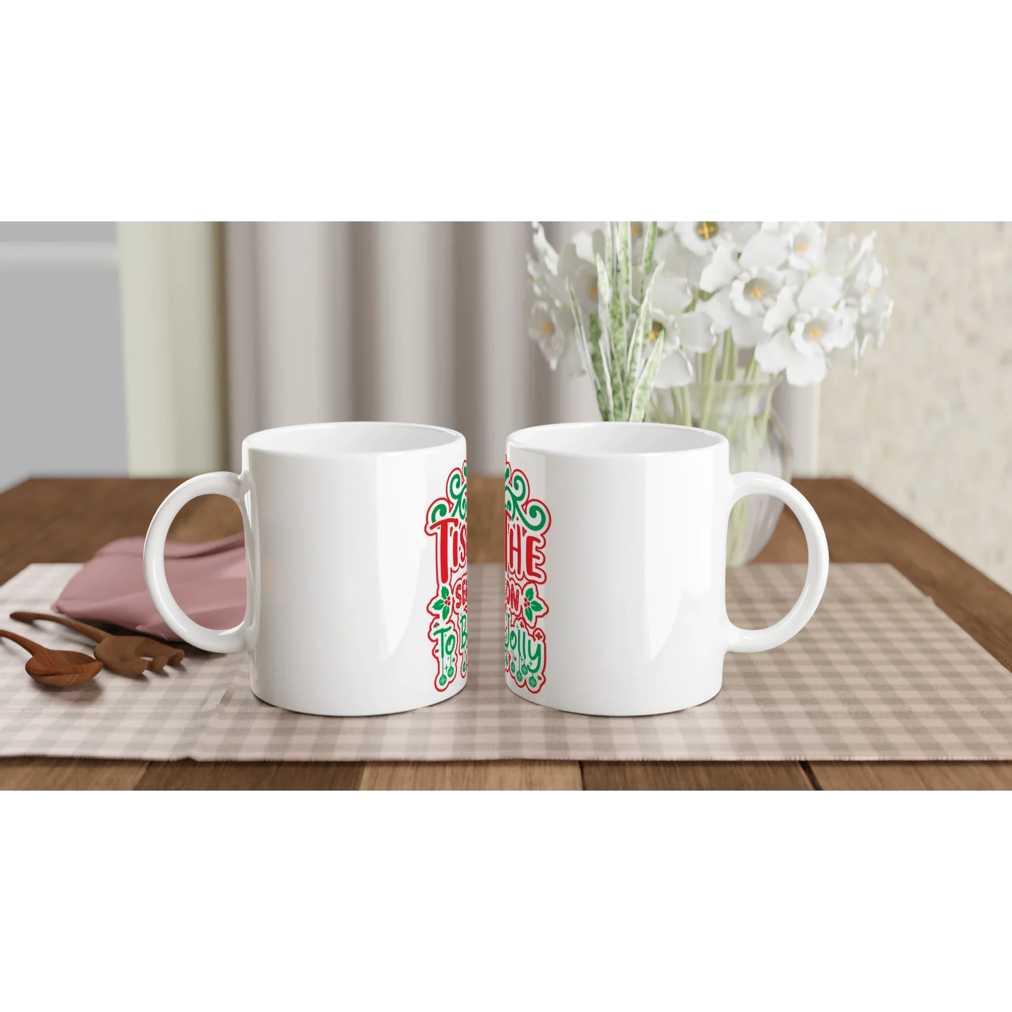 bgsm White 11oz Ceramic Mug