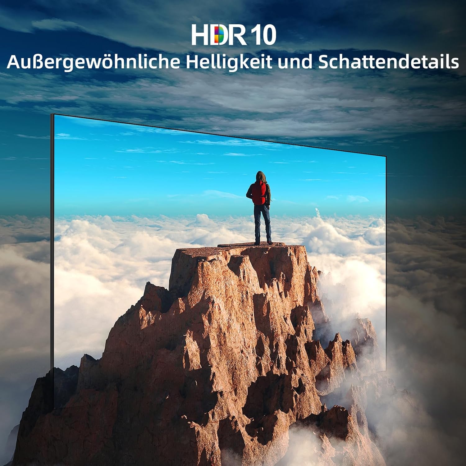 CHIQ L40QST 40 Zoll (101cm) QLED Pro Smart Google TV - Rahmenloses Metall-Design, 90% DCI-P3, HDR10, Dolby Audio, FHD, Sprachsteuerung