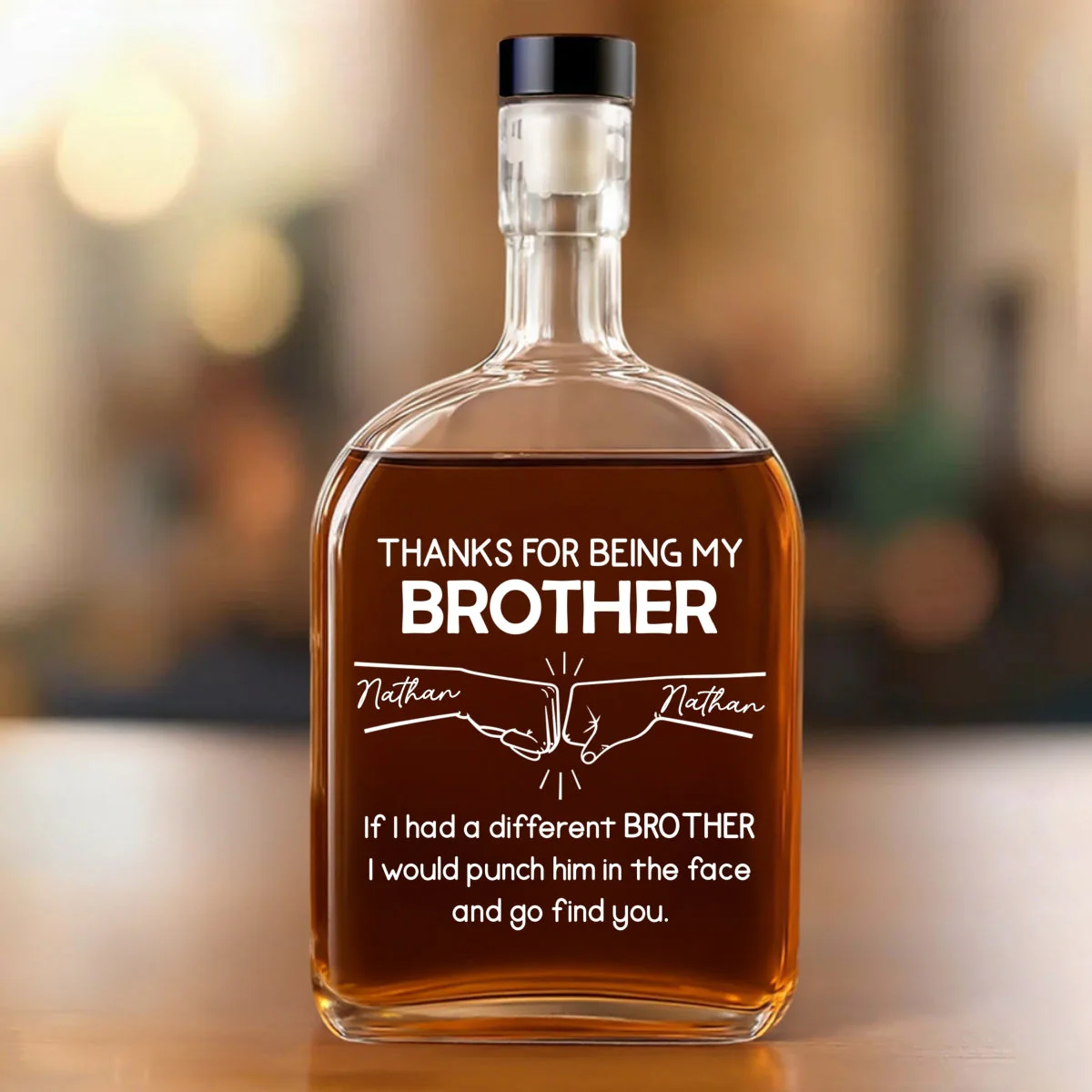 NoblePour | Verandert een gewone fles in een luxe karaf met je tekst
