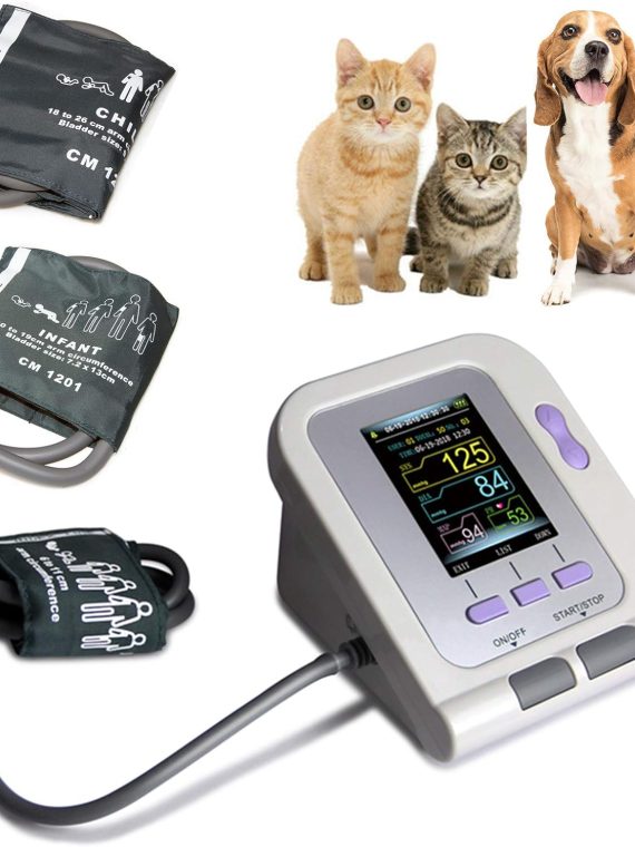 2025 Contec08A Veterinario Monitor della pressione sanguigna per uso veterinario sugli animali 3 bracciali 6-11 cm 10-19 cm 18-26 cm