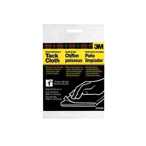 3M 03192-10132NA  ~  Tack Cloth Single Ply (17 Inch x 36 Inch)