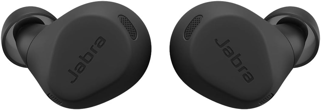 Jabra Elite 8 Active - Écouteurs sans Fil Bluetooth Intra-Auriculaires - Réduction de Bruit Active Hybride adaptative - 6 Microphones intégrés, résistants à l'eau et à la Transpiration - Noir