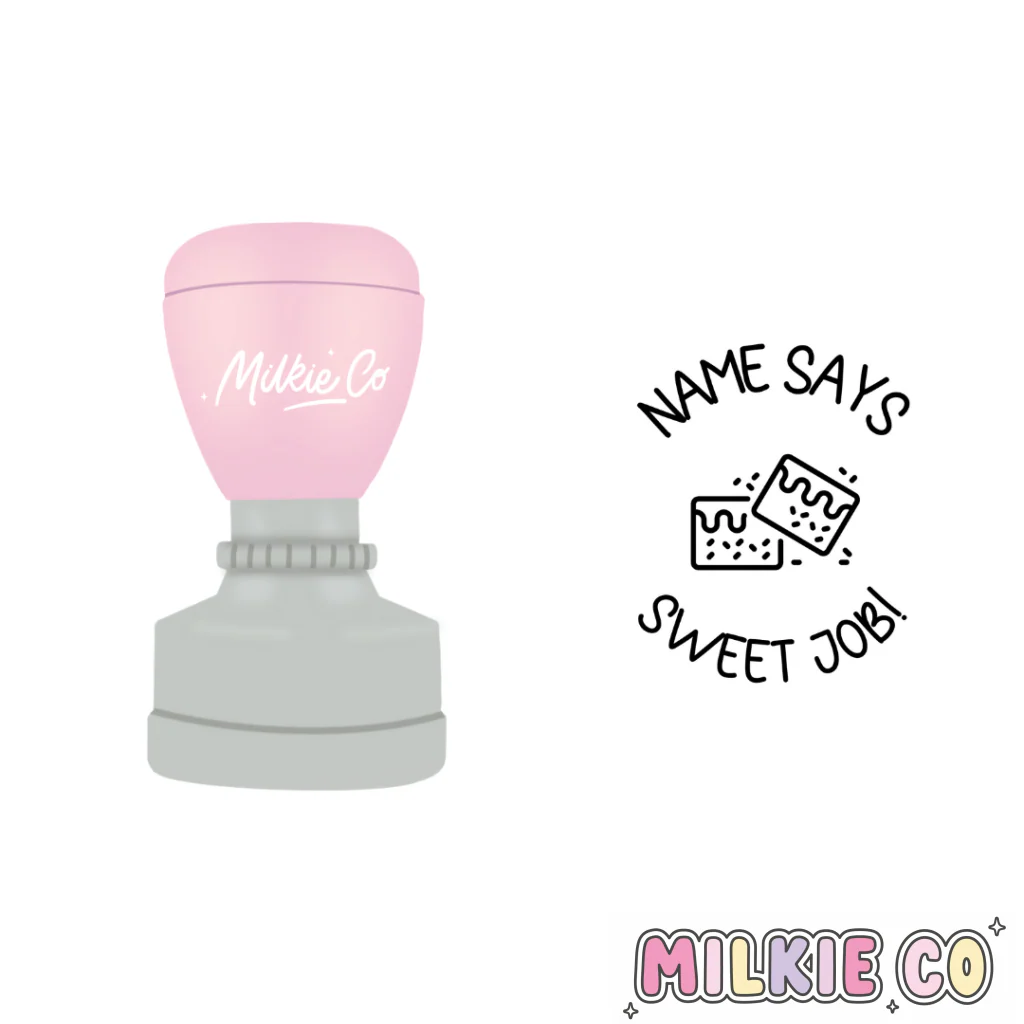 'Sweet job!' Stamp