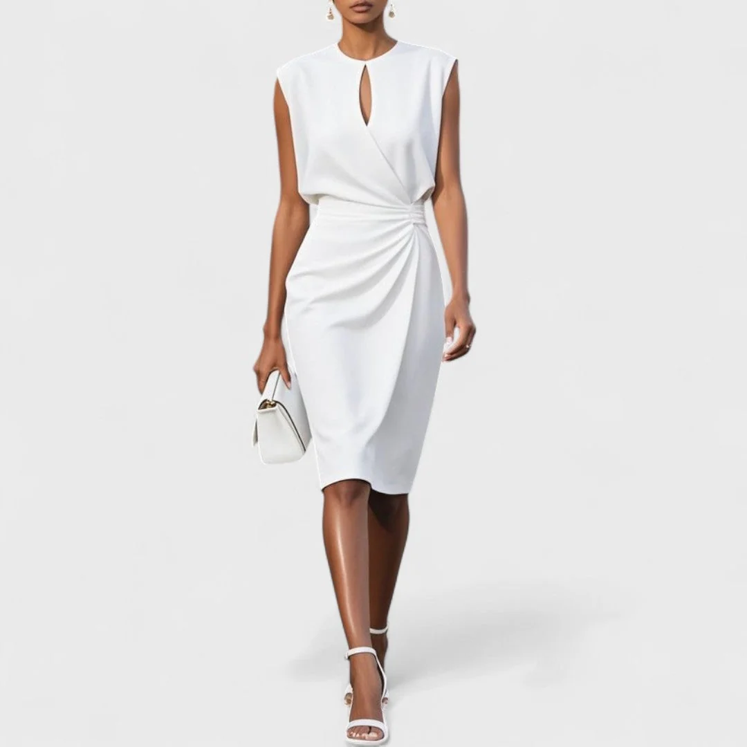 Womena??s Elegant Cocktail Dress Flattering Feminine Silhouette