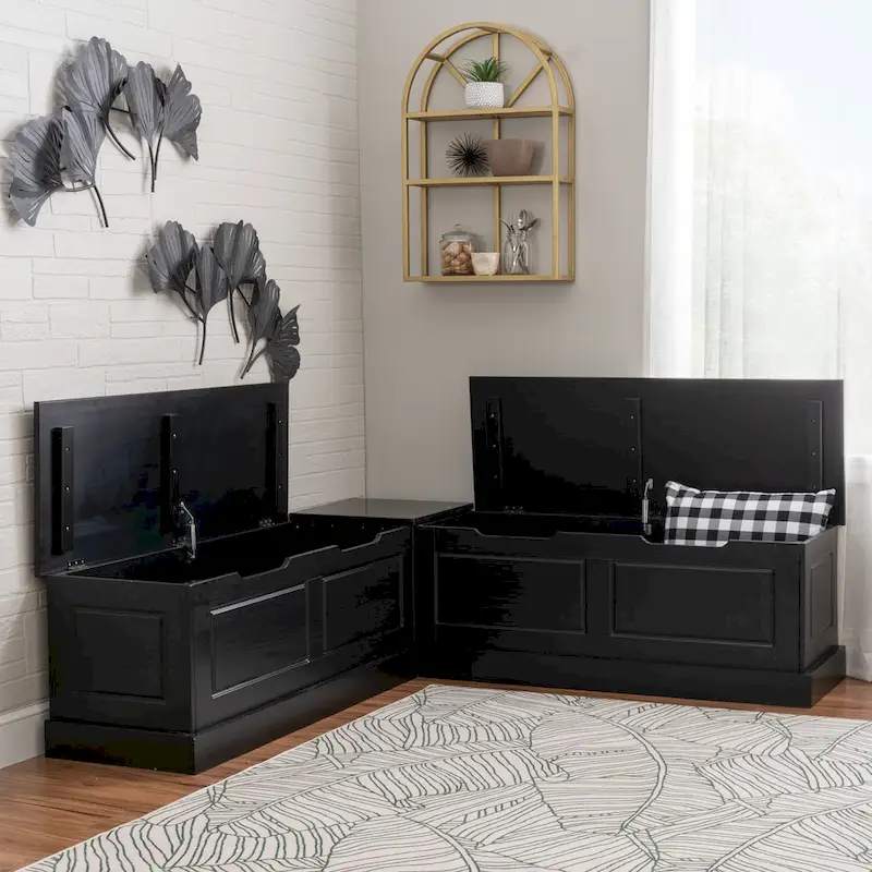 Josie L-shaped Backless Breakfast Nook Bench