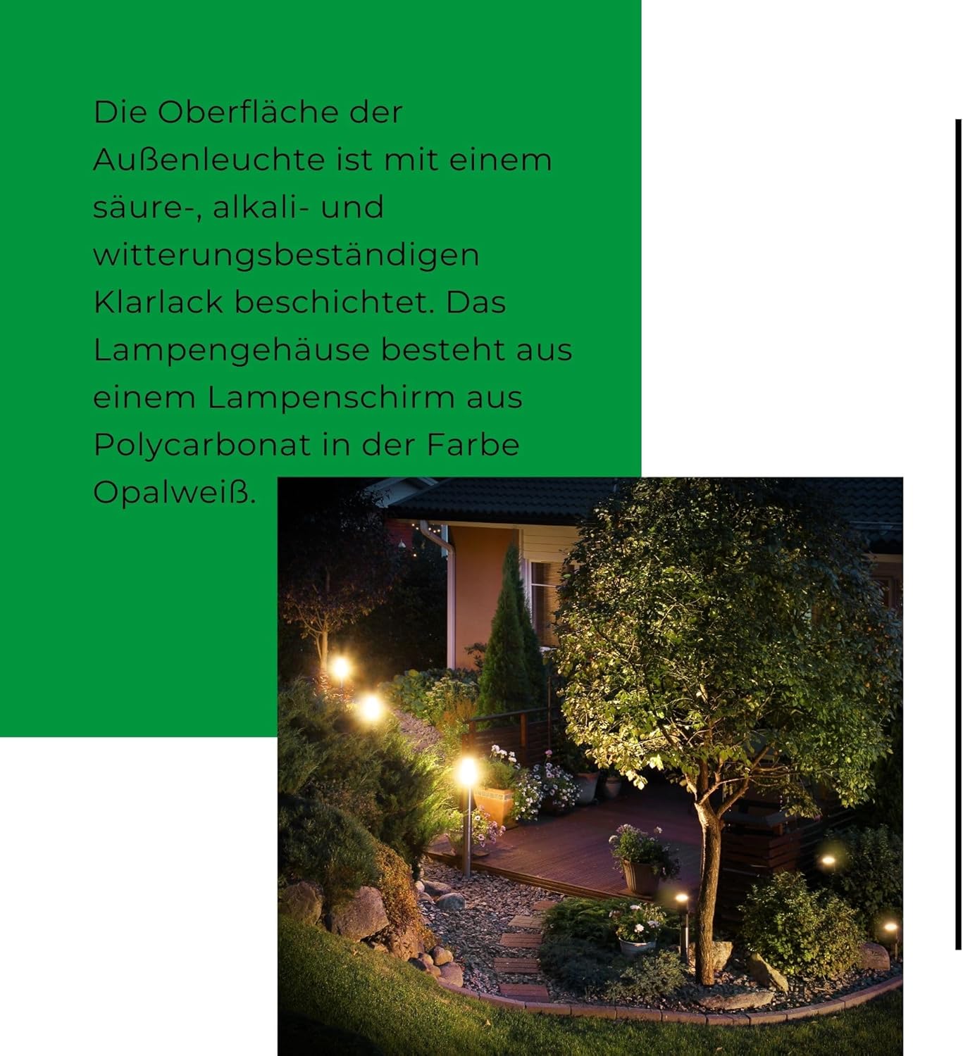 Novatool 4x Wegeleuchte I 110 cm I mit Bewegungsmelder I Edelstahl I IP44 I E27 Sockel I Wegebeleuchtung aussen Aussenleuchten Garten Standleuchte Terassenleuchte Gartenleuchte stehend