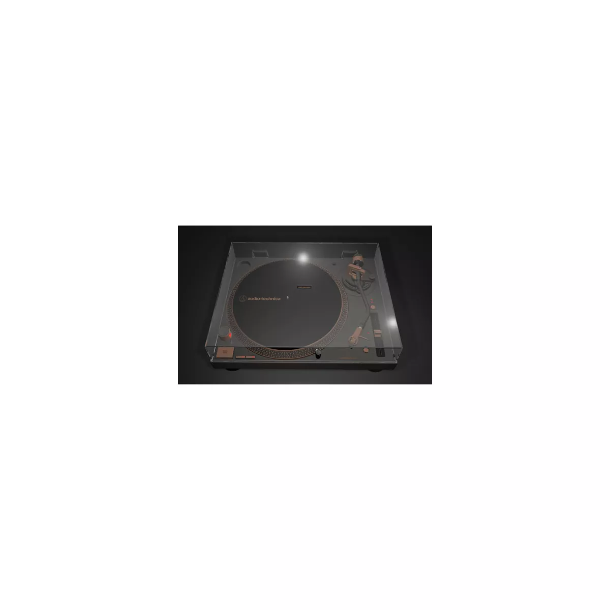 Audio Technica AT-LP120XUSB-BZ Direct Drive USB Turntable, Bronze – 3-Speed, Built-in Preamp, Vinyl to Digital Conversion
