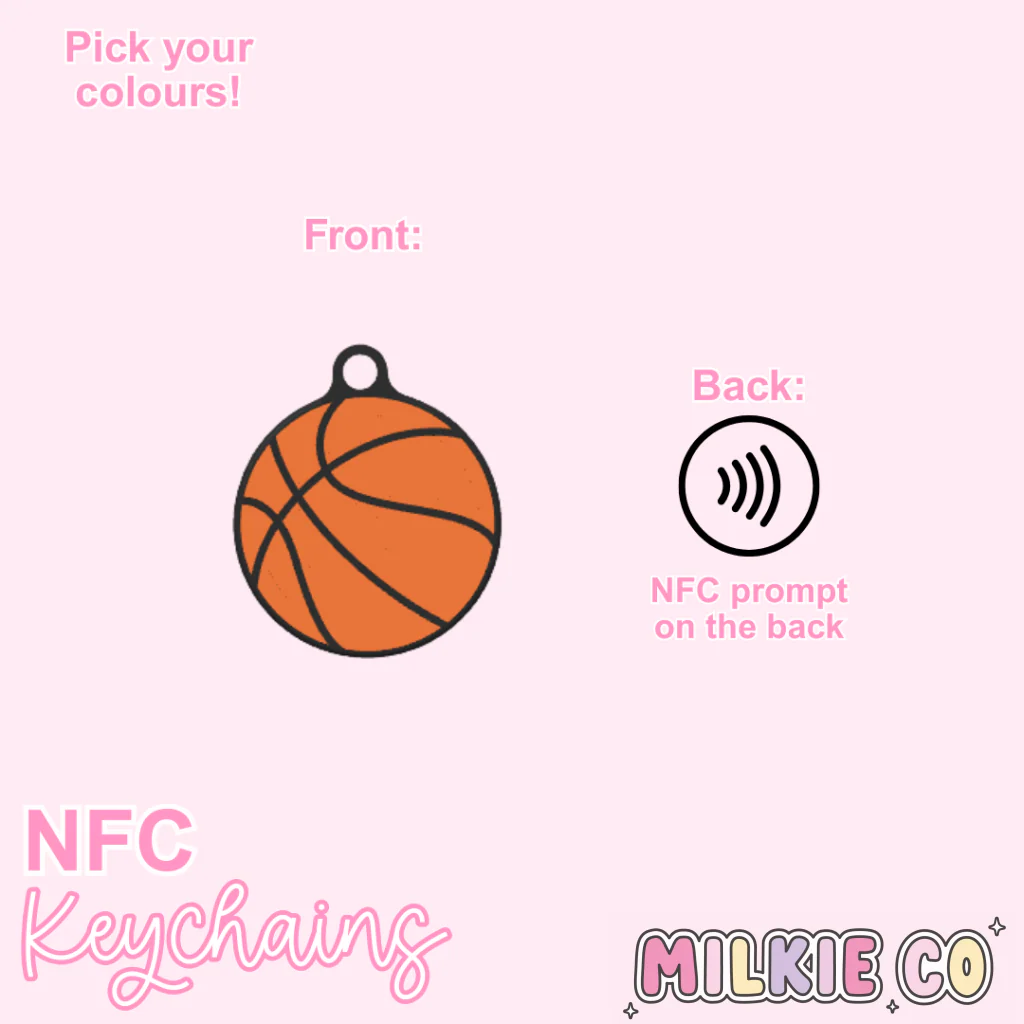 Basketball NFC Keychain