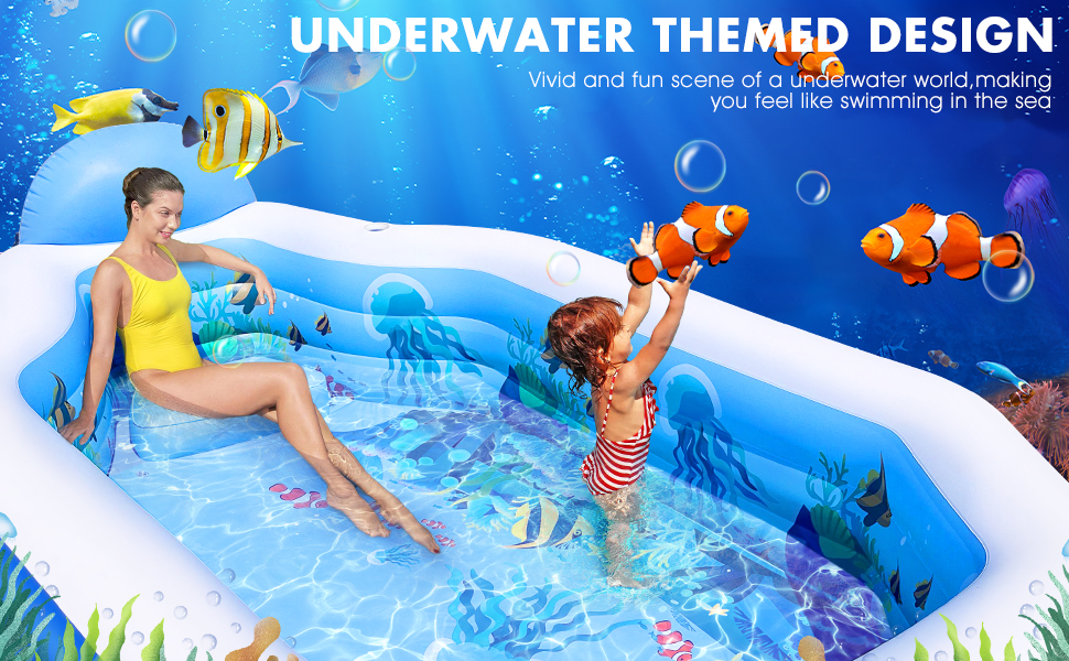 inflatable family pool