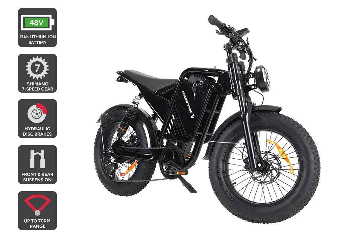 Fortis FatBro Plus 48V 13Ah elektromos kerékpár vastag abroncsokkal