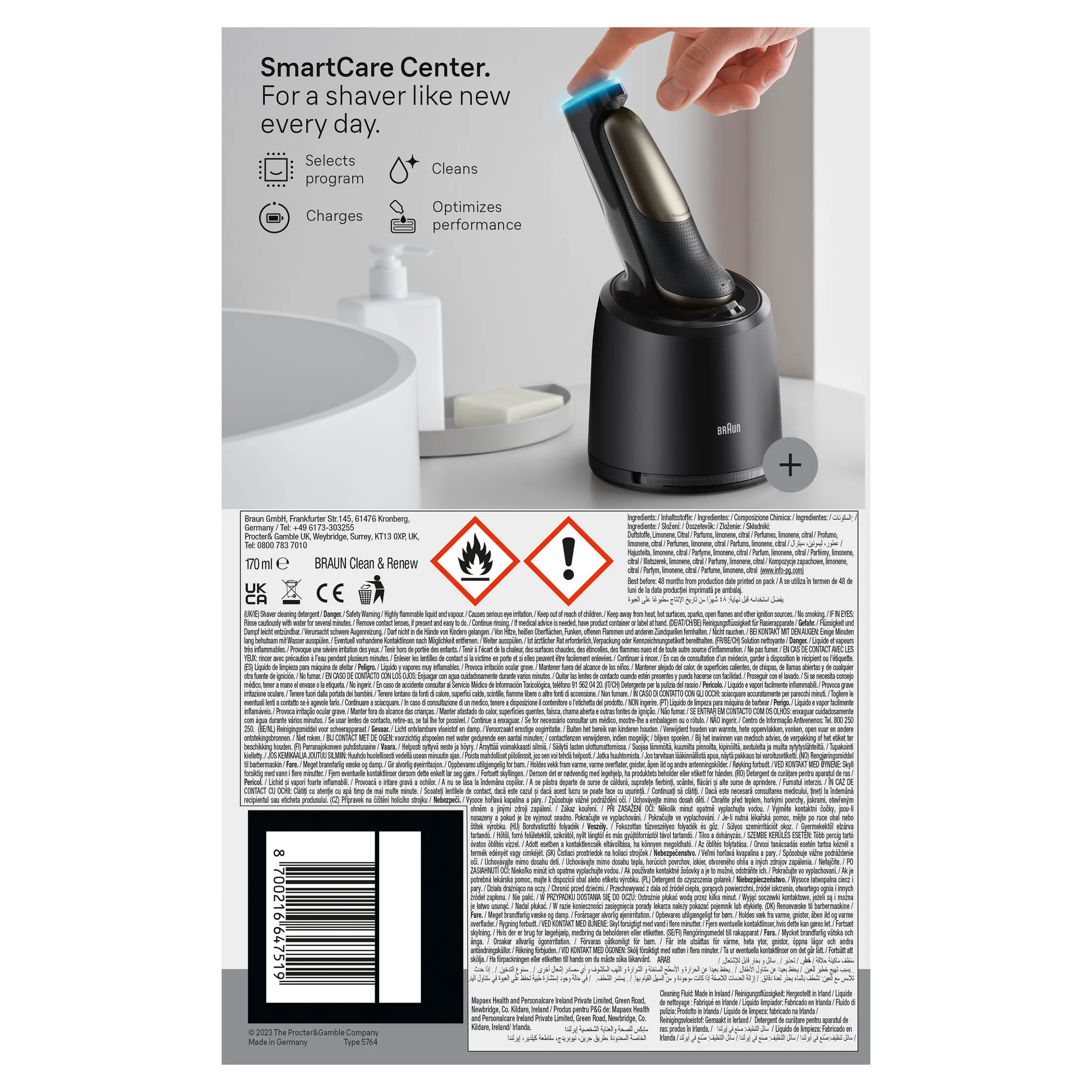 Braun Elektrisch scheerapparaat Series 7 72-C7200cc