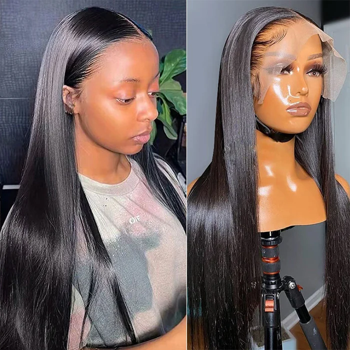 Straight Hair HD Lace Wigs Pre Plucked 13x4 13x6 Lace Front Human Hair Wigs For Women