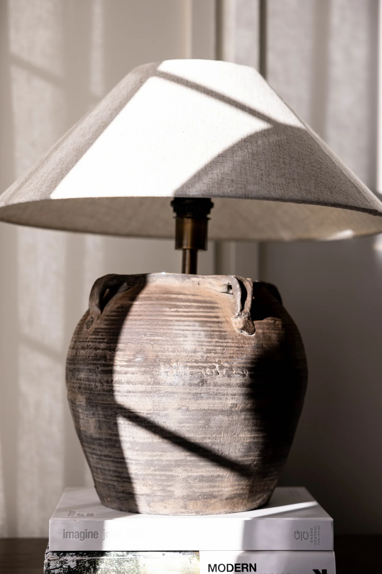 Atelier Vintage Found Grey Table Lamp