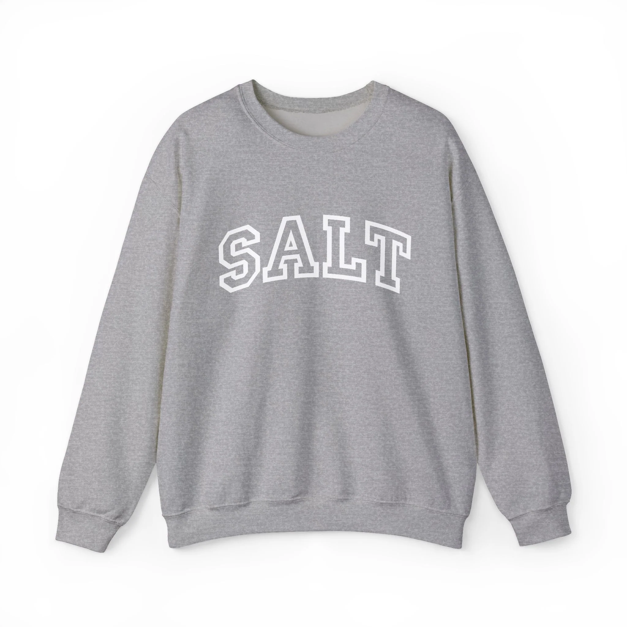 Salt Graphic Sweatshirt - Collegiate Block Letter Crewneck