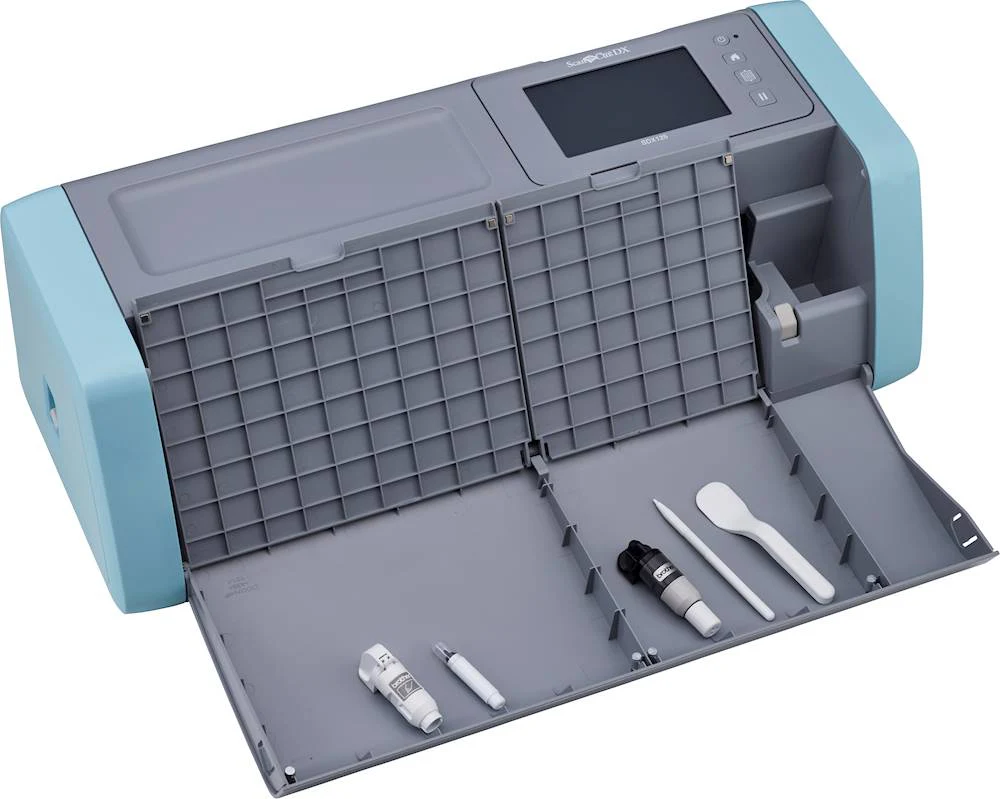Brother - ScanNCut DX SDX125 elektronikus vágógép beépített szkennerrel - szürke/vízkék