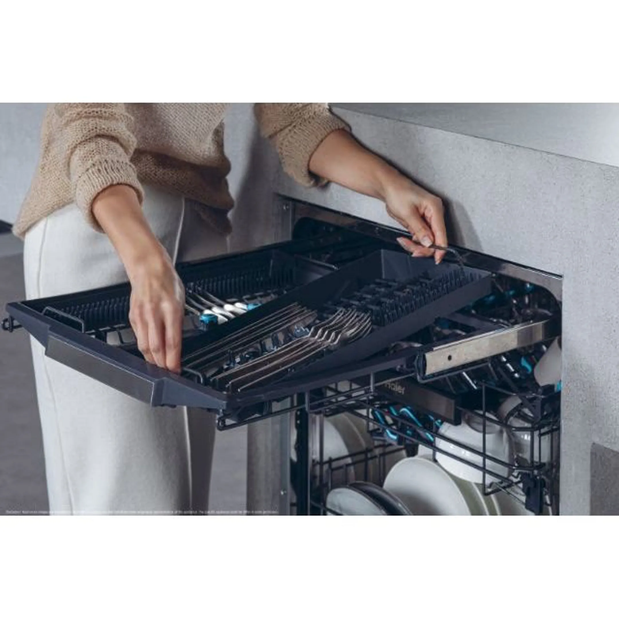 Haier Inbouw vaatwasser XS 4A4M4PB H-Spray Arm Shine