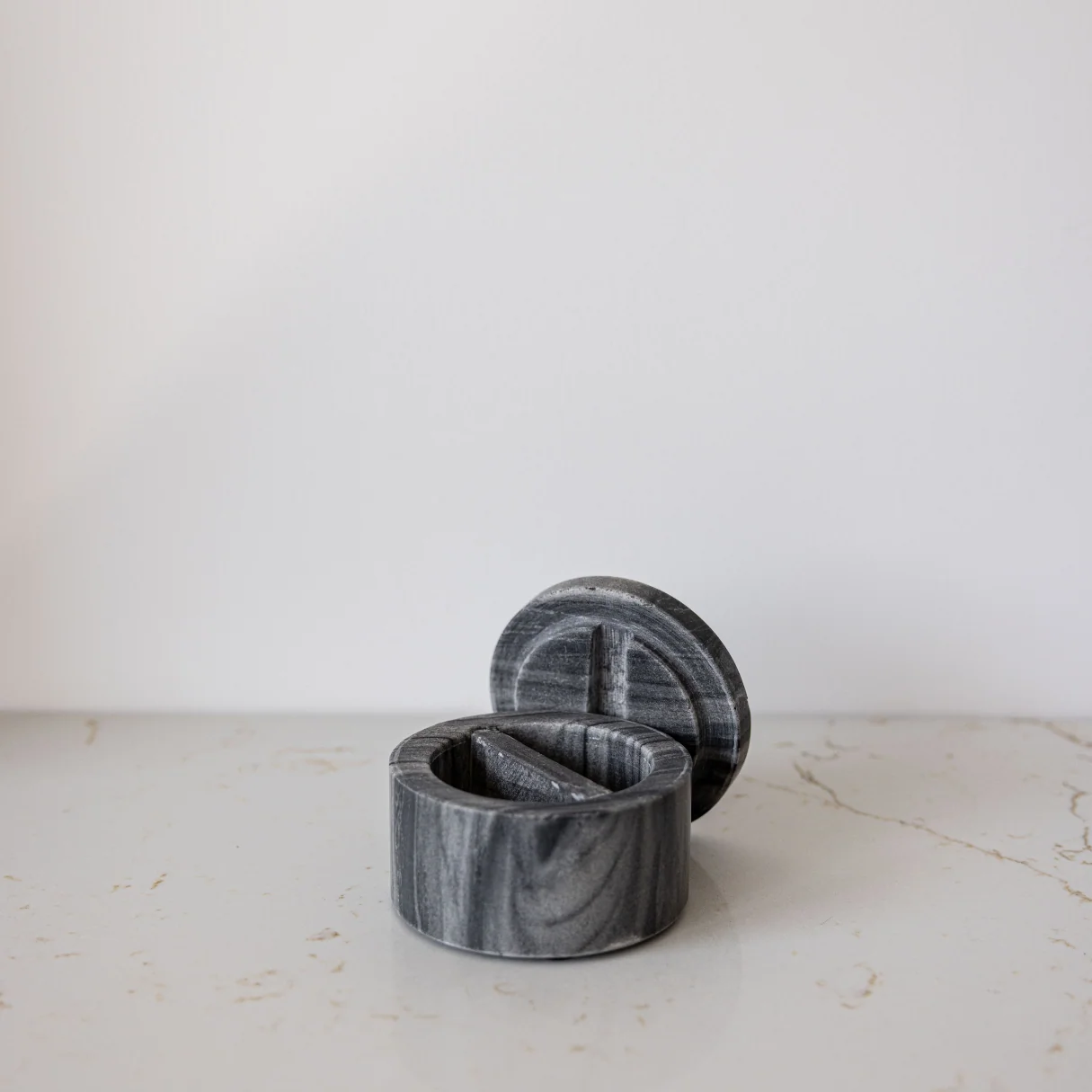 Marble Salt and Pepper Canister